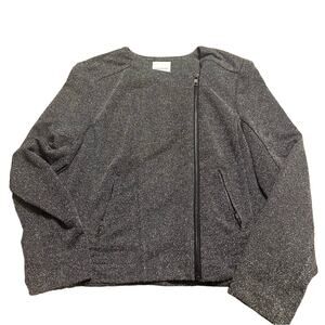 Catherine Malandrino Runway Style Jacket Gray Marbled Size XL